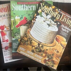 Southern Living Holiday Magazine Set of 6